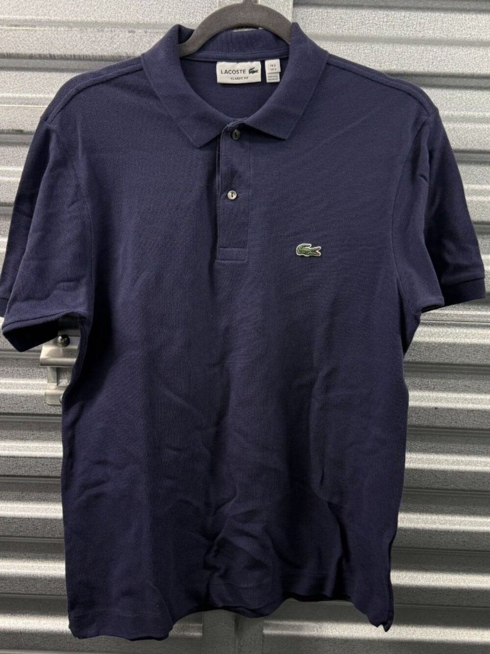 LACOSTE NAVY CLASSIC FIT POLO SHIRT